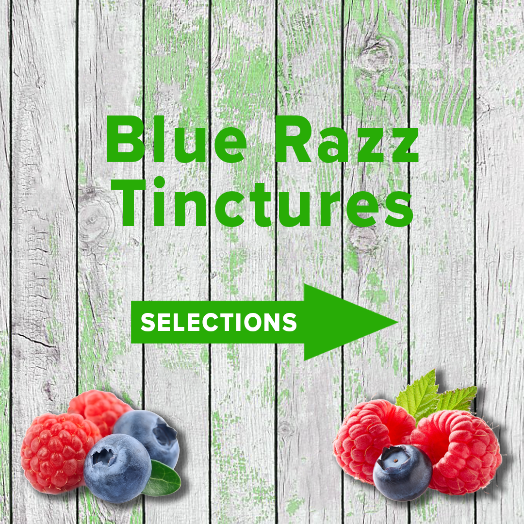 Blue Razz Tincture Header